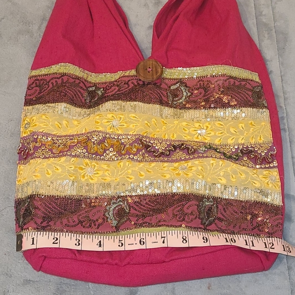 Gypsy boho embroidery bag - Picture 10 of 11